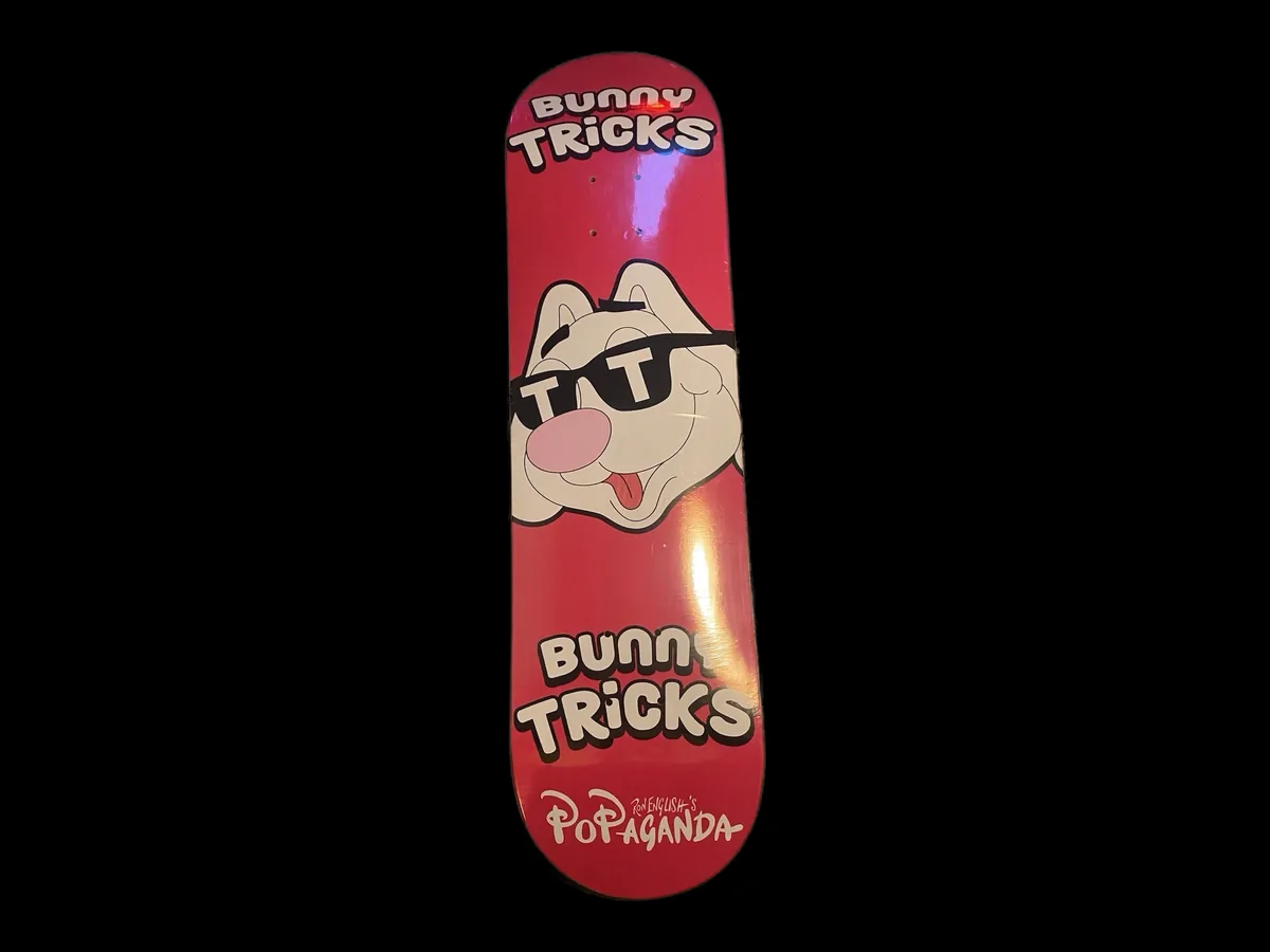 Ron English — “Bunny Trix” skate deck