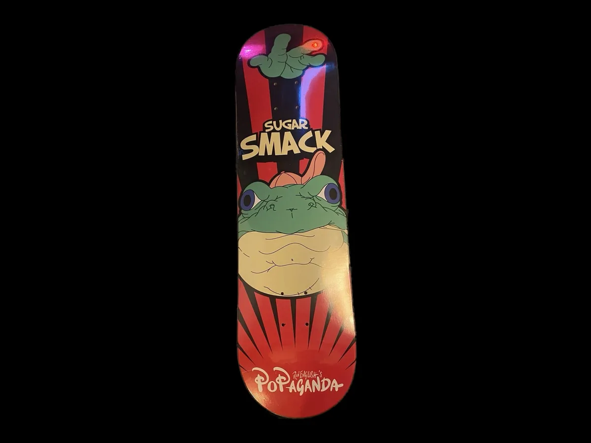 Ron English — “Sugar Smack” skate deck