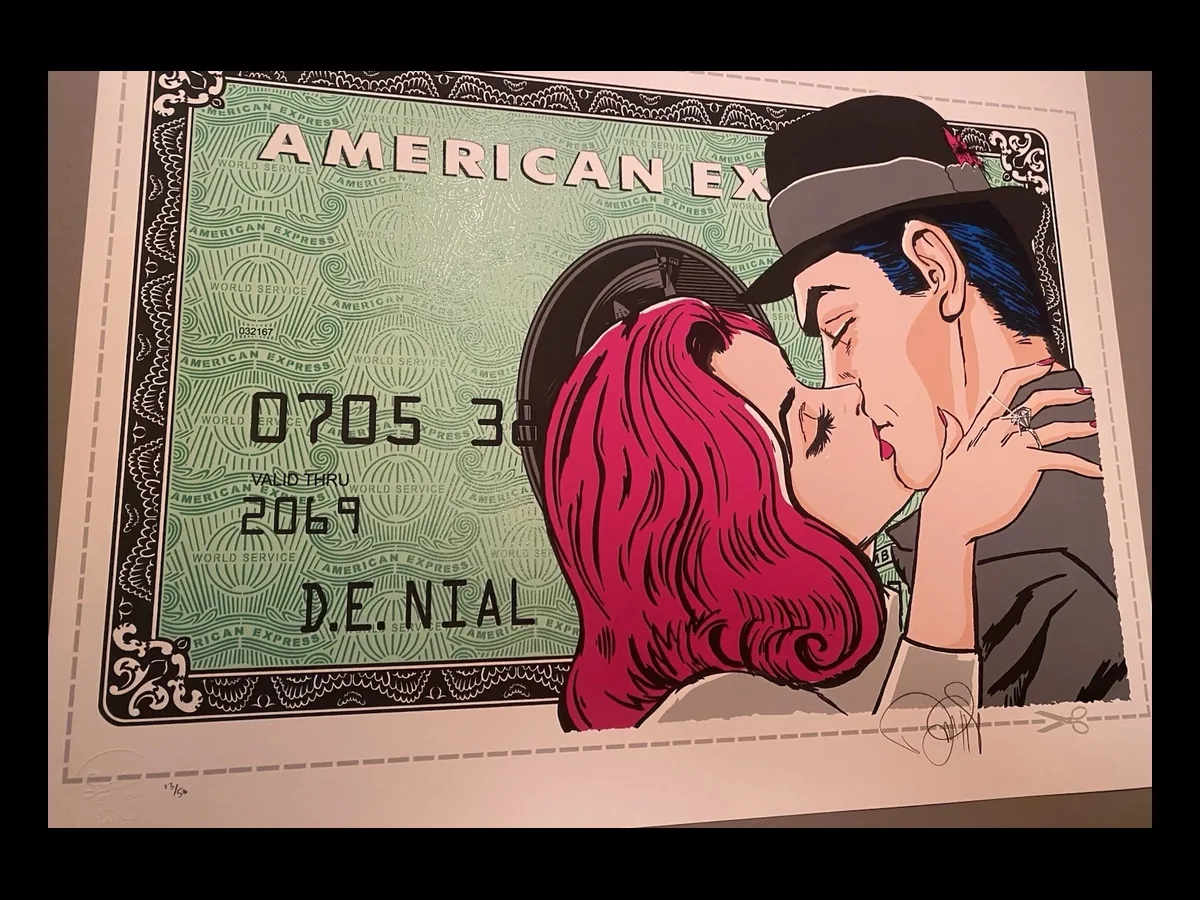 Denial — “Until Debt Do Us Part” art print