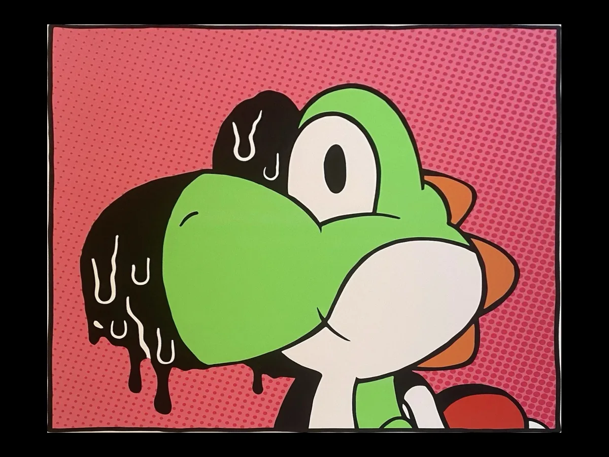 Antoine Tava — “Yoshi Color Drip” art print